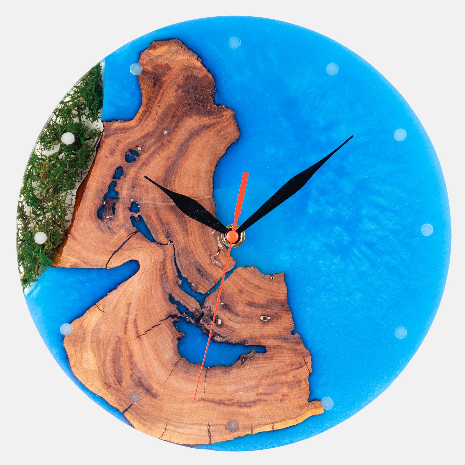 ceas din lemn de prun